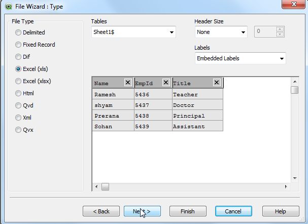 Click on next button